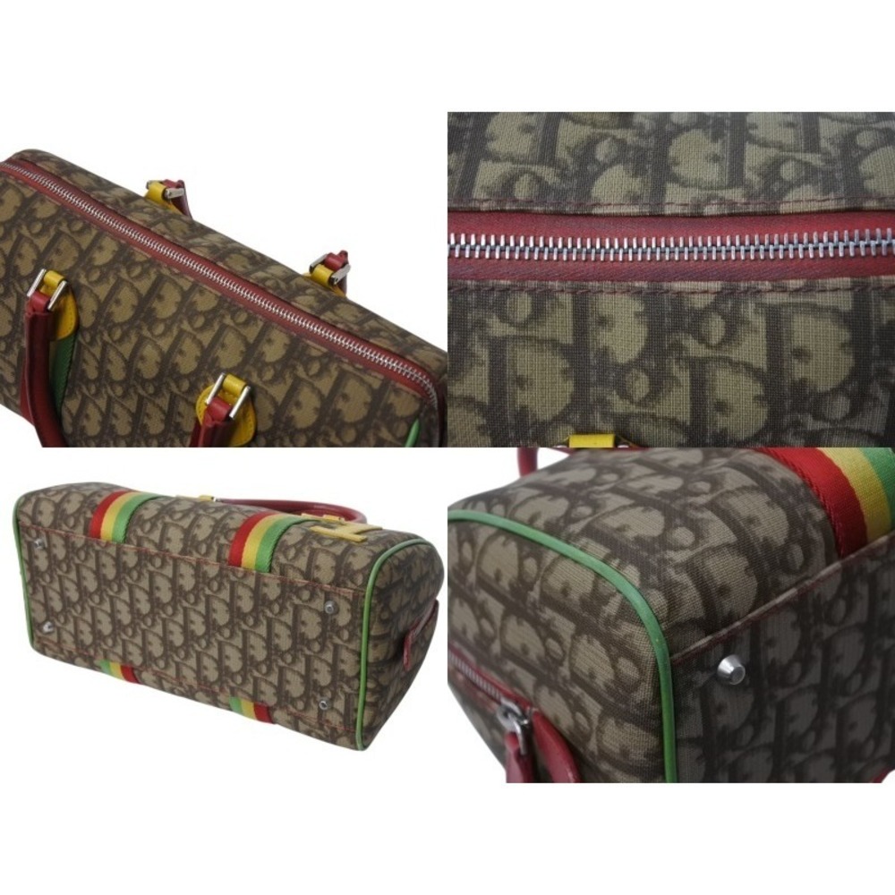 Christian Dior handbag Trotter Rasta color brown Galliano - Picture 7 of 10